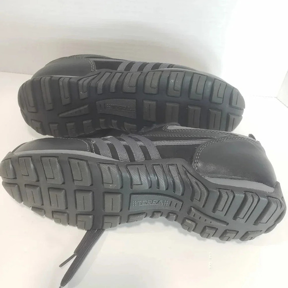 Terra Womans Black Steel Toe  Work Shoes.Size 8. - Picture 3 of 9